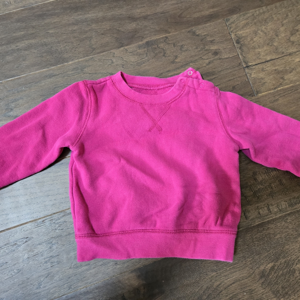 Primary Pink Sweatshirt Casual Pullover
